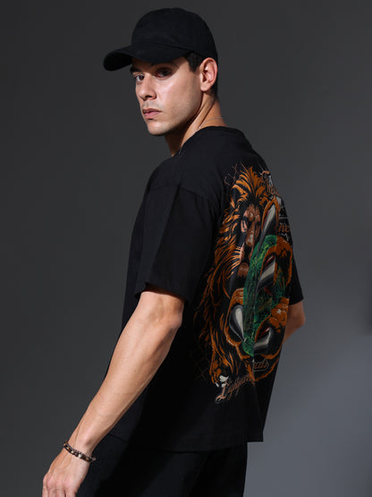 APEX - Lion King Half Sleeve Tee (Black)