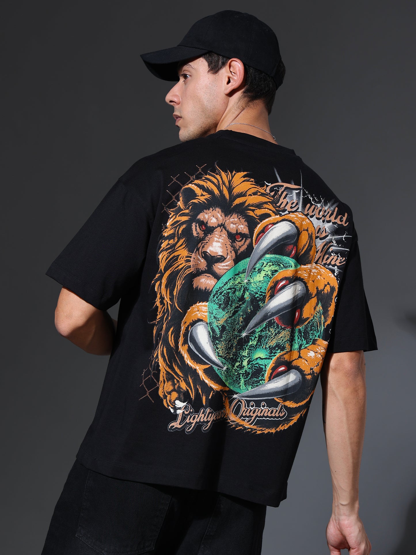 APEX - Lion King Half Sleeve Tee (Black)