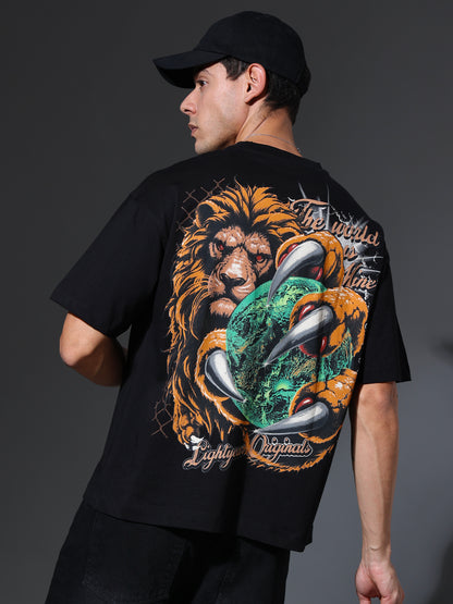 APEX - Lion King Half Sleeve Tee (Black)