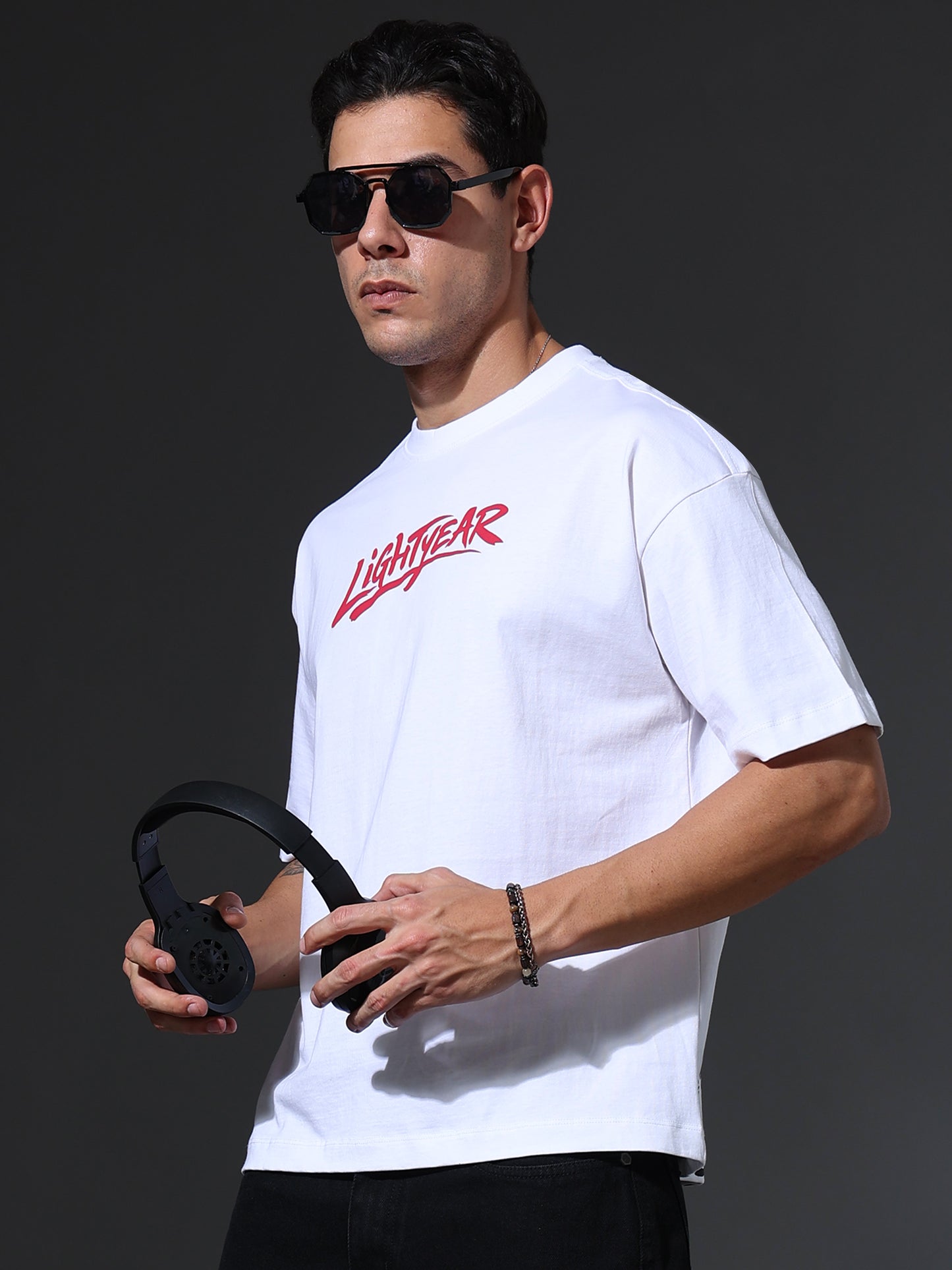 WILD - Zebra Half Sleeve Tee (White)